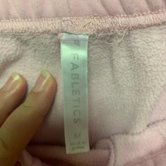 Women’s Fabletics Pink Sweat Pants - Picture 3 of 3